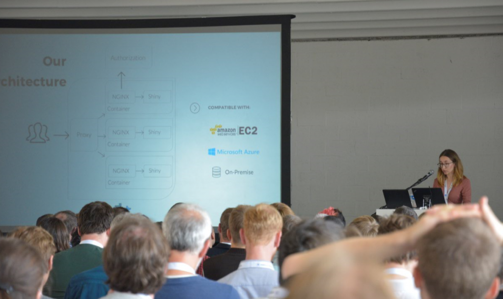 "How wie built a Shiny App for 700 users?": Talk von Olga Mierzwa-Sulima